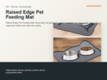 Raised Edge Pet Feeding Mat Hero ecommerce image