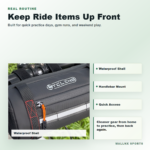 Cycling handlebar bag for phone wallet and ride essentials
