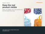 Padded Sewing Machine Carrying Case Detail ecommerce image