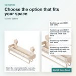 Renter-friendly bathroom storage rack with suction cups
