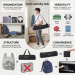 Foldable Sports / Travel Duffel For Teens Benefit ecommerce image